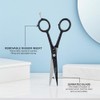 Professional Hair Scissors 6 Inch Salon Barber Shears Ergonomic