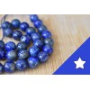 Unbranded Genuine Lapis Lazuli Round Beads 8mm 45 Bead Strand