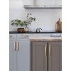 Goo-Ki 5.04" c-c Cabinet Handles Champagne Bronze Drawer Pulls with