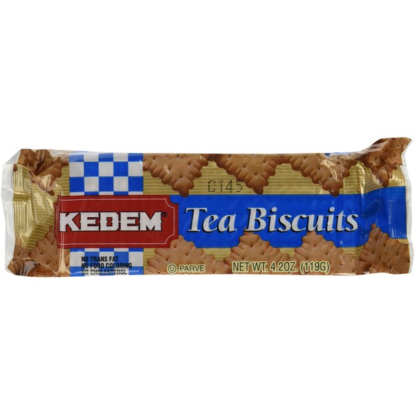 Kedem Tea Biscuits, Plain, 4.2-Ounce Packages (Pack of 24)