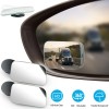 mingo-tech 2Pcs Blind Spot Mirror - 360° Wide Angle Convex