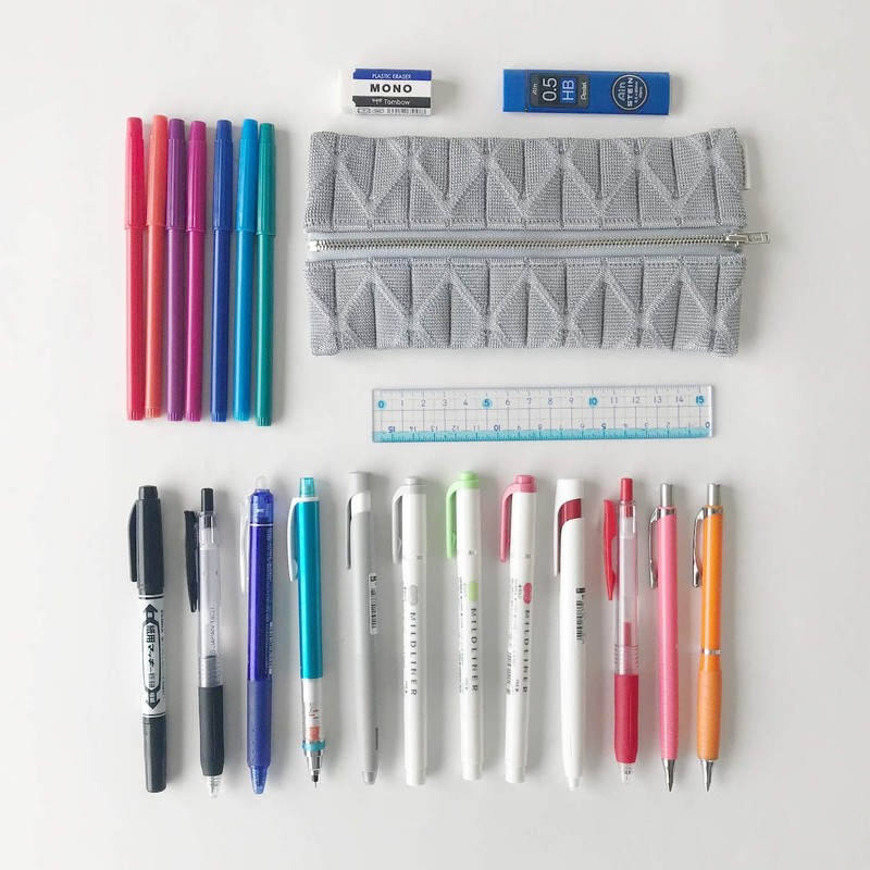 [PRODIGAL] oriami Pen Case, Bright High Grade (S, Gold), gold