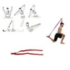 Yoga Stretch Strap with 8 Loops - Ideal for Yoga,
