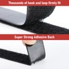 32Ft *1 Inch Hook and Loop Tape with Adhesive Back,