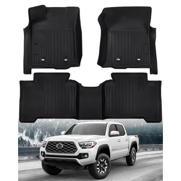 Floor Mats for 2016-2023 Toyota Tacoma, All Weather Floor Mats