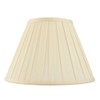 CARLA-12" Cream Pleated Empire Lamp Shade