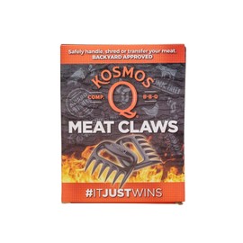 Kosmos Q Meat Claws - Multi-Purpose Meat Shredder Claws - Dishwasher & Food Safe Bear Claws For Shredding Meat & Poultry - Meat Claws For Shredding with Safety Handles - Durable Pulled Pork Shredder