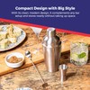EVOKK Cocktail Shaker Set, 3 Pcs Satinless Steel Cocktail Making
