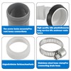 Washing Machine Drain Adapter, Drain 40 mm Pipe with Hose