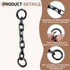 sourcing map 2Pcs Purse Strap Extender 5.9-Inch, Bag Extender Chain