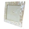 Tizo 5" Square White Mother of Pearl Frame