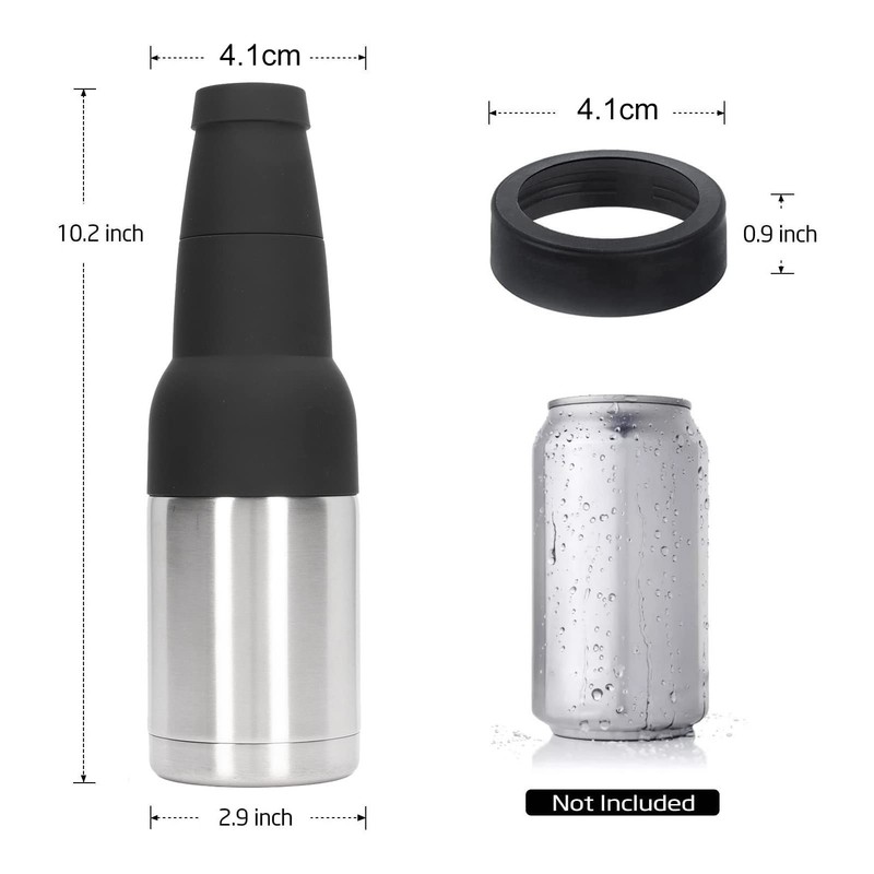 Beer Bottle and Can Cooler,Can Beer Bottle Insulators Holder,Vacuum Double
