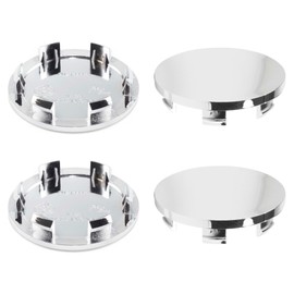 4Pcs Wheel Center Caps for 1995-2005 Blazer 1995-2004 S10 2005-2012 Corvette C6 Wheel Rim Outer 67.4mm(2.65in) Inner 58.8mm(2.31in) Chrome Hub Caps, Replacement 15661129 88966047