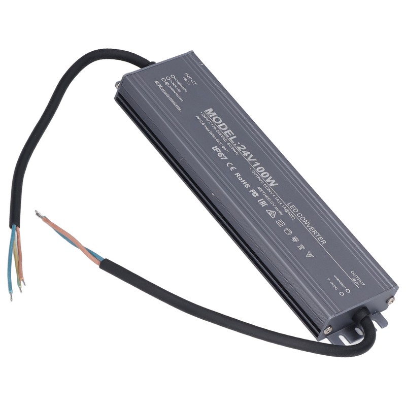 IP67 Waterproof Power Supply Copper Core Cable LED Driver Transformer