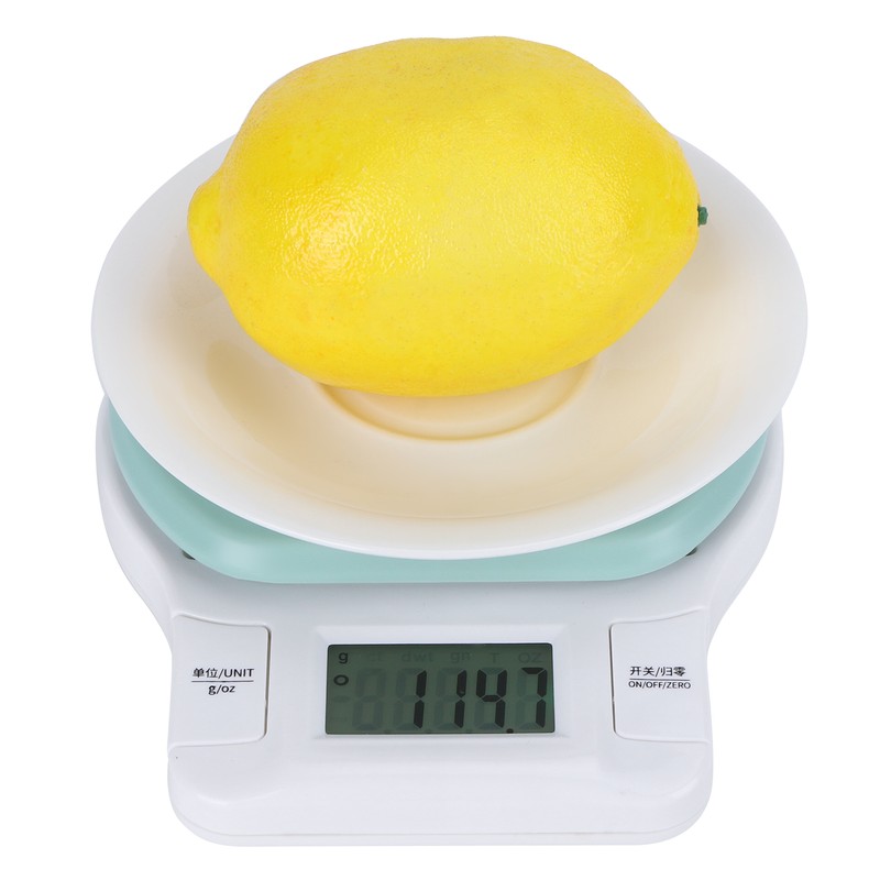 Kitchen Electronic Scale Portable LCD Display Food Weighing Measurement Scale