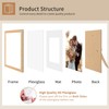 A5/15x21cm Picture Frame Set of 3, Display 10x15cm with Mat