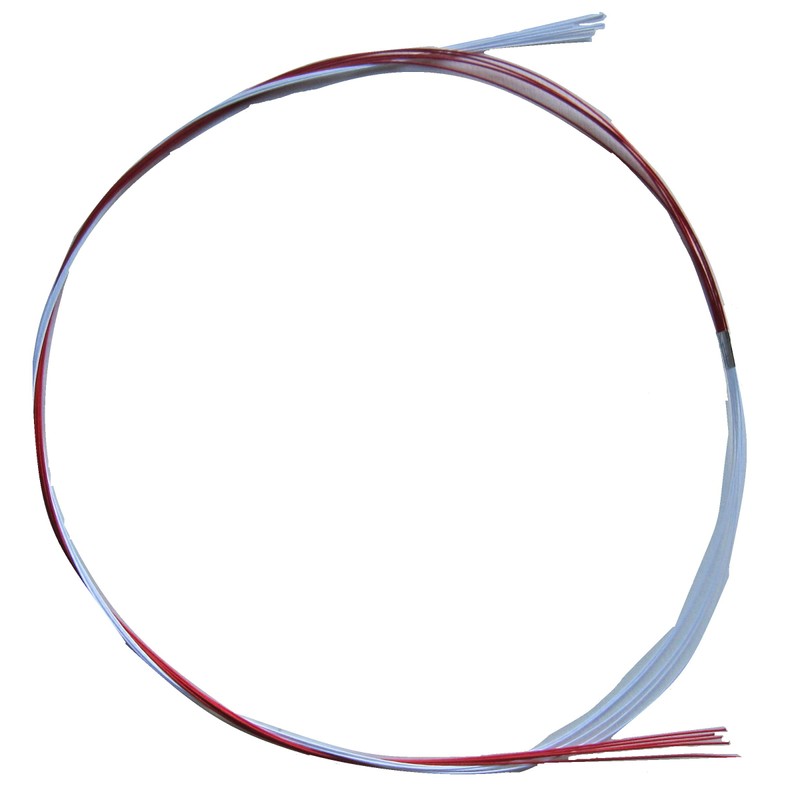 Kohaku Mizuhiki, 5 Sticks, No. 60, 20 Pieces, 70.9 inches