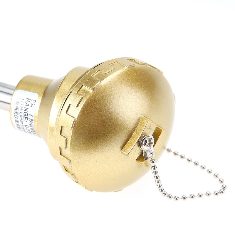 K Type Stainless Steel Probe Thermocouple Temperature Sensor 0-1300℃ (300mm)