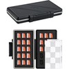 JJC 30 Slots Micro SD Card Case With Index Label,
