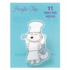 Gakken Staefl G05523 11 Piki Cat Clip, Acrylic Clip, Die