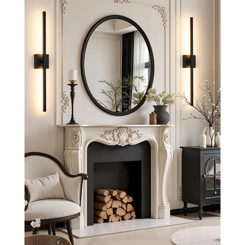 8000mAh Battery Operated Wall Sconce Set of 2, 3 Color