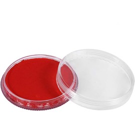 Pintura corporal facial Pintura mate a base de agua profesional Pigmento Cosplay Fiesta de Halloween Maquillaje facial y corporal (30g)(rojo)