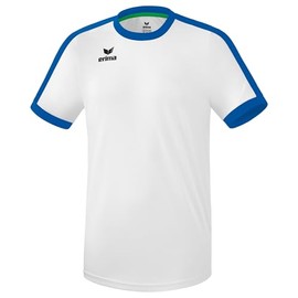 Erima Maglietta Unisex per Bambini, Stile retrò Star (3132519), Bianco/Royal, 128