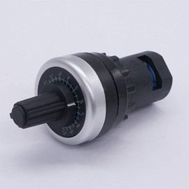 Taiss/ 1Pcs LA42DWQ-22 22mm 1k ohm Governor Rotary Potentiometer Inverter Converter Resistance Variable Frequency Converter Speed Drive Potentiometer b1k ohm