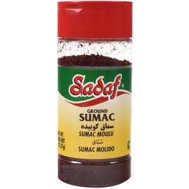 Sadaf Sumac Ground - Sumac Powder for Cooking and Food Seasoning - Sumac Seasoning - Traditional Middle Eastern Spice - Kosher - 2 Oz Bottle with Shaker Top