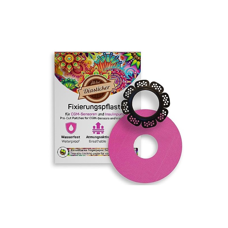 Diasticker® Freestyle Libre 2 - Sensor Enclosure "LibreProtect" (Black) Includes