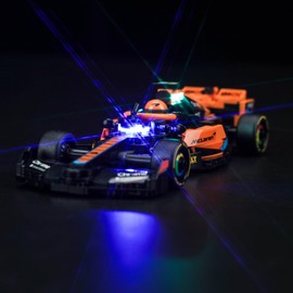 PIPART LED Light Kit for 76919 2023 McLaren Formula 1 Race Car, Light Kit ONLY, Model NOT Included.
