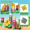35PCS Magnetic Blocks for Kids Ages 4-8, Travel Building Toys