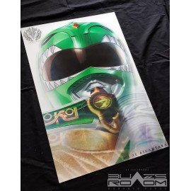 15.7" X 23.6" Lenticular mighty morphin power Green Ranger Dragon dagger poster
