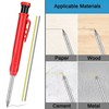 3 Pack Carpenter Pencil with Sharpener, BetterJonny Mechanical Carpenter Pencils