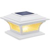 SIEDiNLAR Solar Post Lights Outdoor Glass LED Fence Cap Light