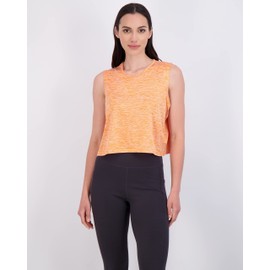 Real Essentials 5 Pack: Women's Dry Fit Crop Summer Tank Top - Gym Yoga Workout Sports Tee (Available in Plus Size) Set 4, XL