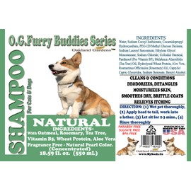 Natural (Aloe Vera, Oatmeal, Tea Tree, Rosemary, Vit. B5) Dog and Cat Shampoo and Conditioner - Natural Formula Wash for All Pets Puppy & Cats - You Choose Size (550 mL - Aloe Vera)