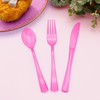 150 Pack Red Plastic Silverware, Red Utensils Heavy Duty, Disposable