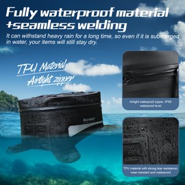 WILD HEART Motorcycle Tank Bag is Compatible with Most Motorcycle Outdoor Riding Accessories (Black)