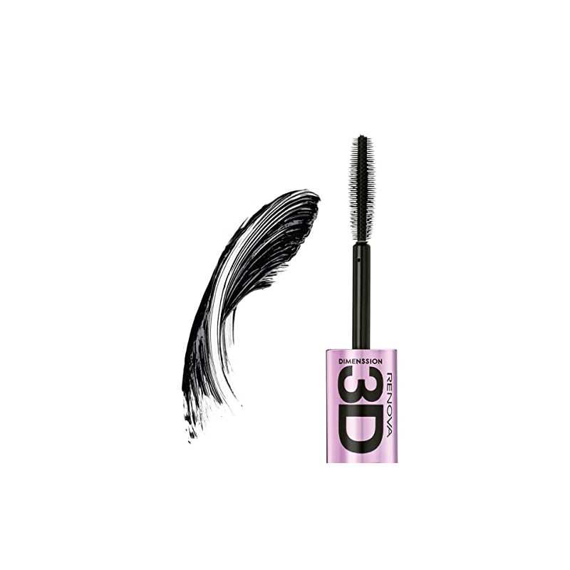 Renova Mascara para Pestaas Dimenssion 3D, negro, 14.5 g