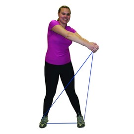 CanDo 10-5866 Sup-R Latex Free Exercise Tubing, 100' Dispenser Roll, XX-Heavy, Silver