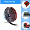 YCooiFo 3/4 Inch Wide Windshield Rubber Seal Windshield Seal Strip