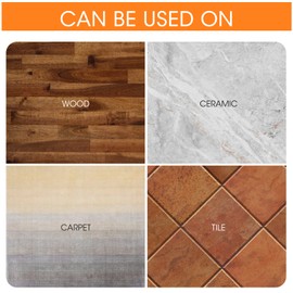 VABNEER VABNEER 128 Stcke Filzgleiter Selbstklebend Rund, 20mm Filz Pads Sthle mit 5mm Dick, M?belgleiter Bodengleiter Schutz Ihrer M?bel B?den