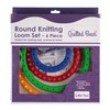 Quilted Bear Round Knitting Loom Set - Perfect for Making