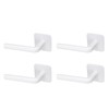 Baseball Hat Hanger Hook ABS Display Fixation Wall Mounted White