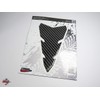 BIKE-label 503020 Tank Pad Motorcycle Protection Sticker Carbon Look Black