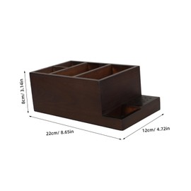 Wooden Nail Drill Bits Holder Convenient Organizer for Manicure Tools Durable Storage Box for Nail Drill Bits Lightweight and Easy to Clean Manicure Supply Display Case