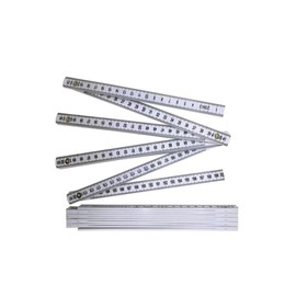 Toolland 2m Heavy Duty Fiberglass Folding Ruler Precision Measuring Instrument and Handy Measuring Tool