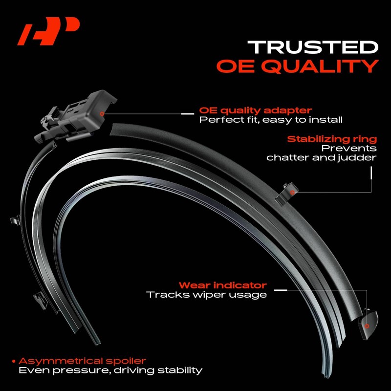 A-Premium 26" + 24" Windshield Wiper Blades Compatible with Buick