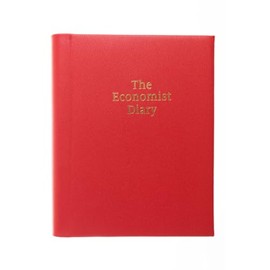 The Economist Desk Diary 2025 Day-to-Page - Red Planner